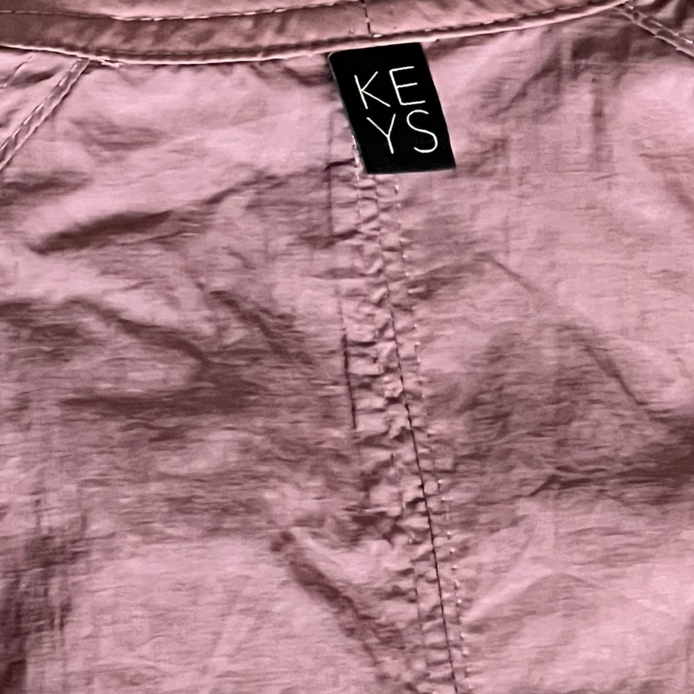 Athleta x‎ Alicia Keys Utility Jumpsuit Nylon Open Back Mauve Parachute Womens 0 - Picture 6 of 16